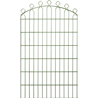 Електрозаварено оградно пано Betafence с PVC покритие  ф 4.2 мм, 1.1x2.02 м, 50x100 мм, зелено, Bekafor Prestige