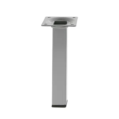 Крак Amig за маса 25х25x200 мм, стомана, 15 кг, сребрист, 3