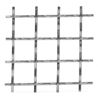 Платно оградно пано Tosita черно  ф 4 мм, 1x2 м, 40x40 мм