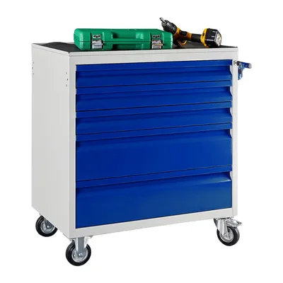 Шкаф Promet метален подвижен 870x820x450 мм мм, сив/син, WDS-5