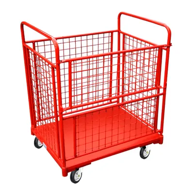 Количка тип платформа Dinis Box с бандажни колела  700x1000 мм, 540 кг, BT-540
