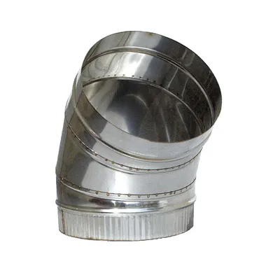 Коляно Kamininox за димоотвод на камини ф 150 мм, 45 °