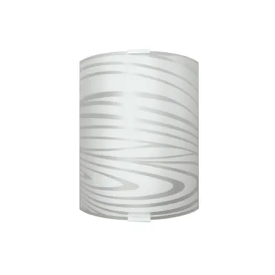 Лампа аплик City Lux интериорна 220-240 V, E27, бял мат, Curve