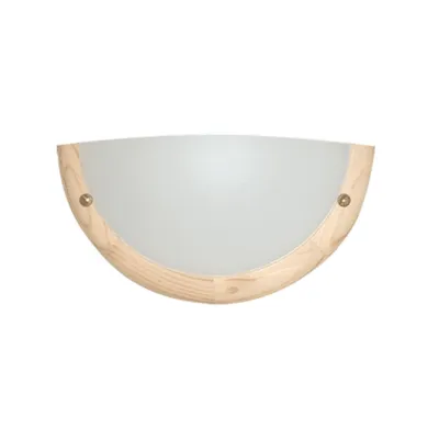 Лампа аплик City Lux интериорна max 1x60 W, 220-240 V, E27, 300 мм, бор, Wood