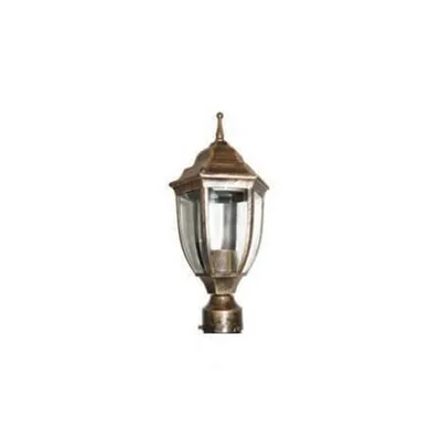 Лампа градинска 2R тип фенер стояща 60 W, 230 V, старо злато, Pacific Middle 02