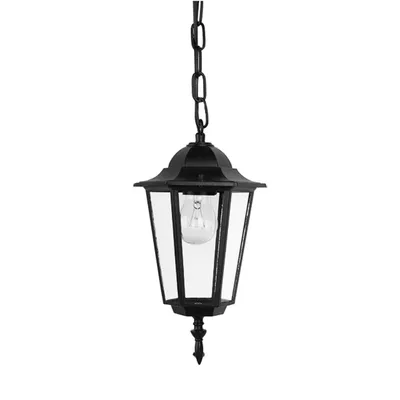 Лампа градинска 2R тип фенер висяща   60 W, 230 V, черна, Pacific Small 04