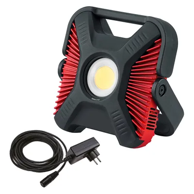 LED прожектор 4K5 акумулаторен със стойка  с вградена батерия и зарядно, 10.8 V, 6 Ah, 230 V, 4500 K, HD 6000