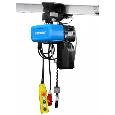 Телфер електрически Tractel със стоманено въже  2 т, 1600 W, Tralift