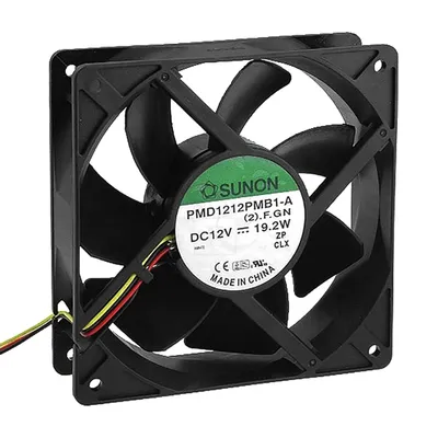 Вентилатор Sunon промишлен осев 19.2 W, 322.8 м3/ч, 120x120x38 мм, PMD1212PMB1-A