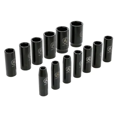 Вложки комплект BGS ударни  13 бр., 10-32 мм x 1/2", 78 мм