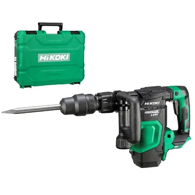 Акумулаторен перфоратор HiKOKI - Hitachi с безчетков двигател без батерия и зарядно, SDS-max, 36 V, 6.8 J, 1500-2880 уд./мин, H3641DA