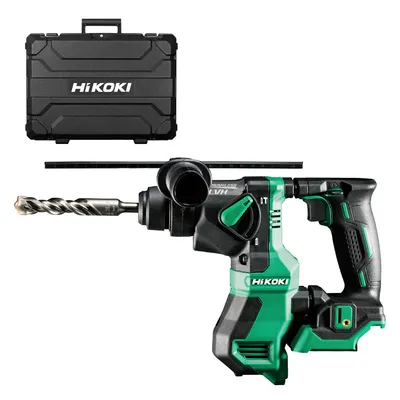 Акумулаторен перфоратор HiKOKI - Hitachi с колекторен двигател без батерия и зарядно, SDS-plus, 18 V, 1.3 J, 0-5500 уд./мин, DH18DPA Basic
