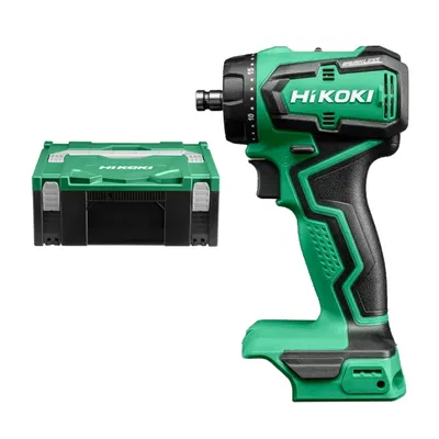 Акумулаторен винтоверт HiKOKI - Hitachi с безчетков двигател без батерия и зарядно, 18 V, 55 Nm, 2-13 мм, DS18DDQ