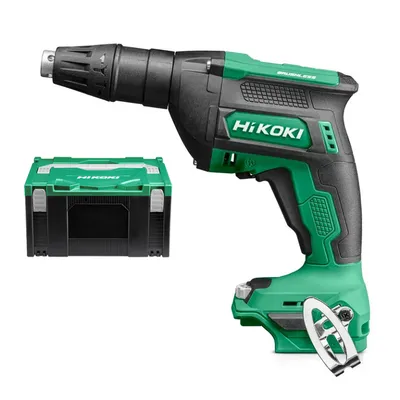 Акумулаторен винтоверт HiKOKI - Hitachi за сухо строителство без батерия и зарядно, 18 V, 1/4", шестостен, W18DA