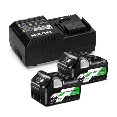 Акумулаторна батерия HiKOKI - Hitachi Li-Ion със зарядно у-во 36/18 V, 2.5/5 Ah, 2 бр., UC18YSL3-WEZ