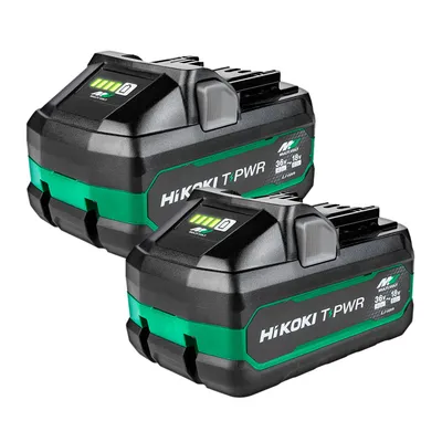 Акумулаторна батерия HiKOKI - Hitachi Li-Ion за електроинструменти  36/18 V, 4/8 Ah, 2 бр., BSL3640MVT