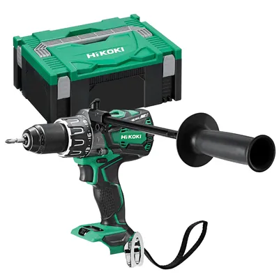 Акумулаторна ударна бормашина HiKOKI - Hitachi без батерия и зарядно, 36 V, 138 Nm, 0-500/0-2100 об./мин, 1.5-13 мм, DV36DA-W2