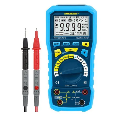 Дигитален мултицет Pancontrol за изолация  с LED дисплей, CAT III 600V, PAN Isometer-2