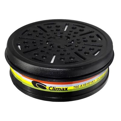 Филтър Climax за газове и пари за полумаски и маски с байонет A1B1E1K1, 760