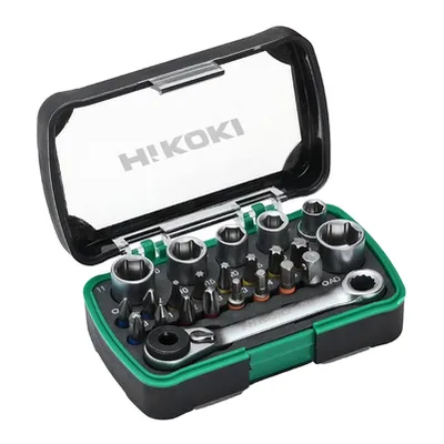 Гедоре комплект HiKOKI - Hitachi вложки с тресчотка  24 бр., 1/4"