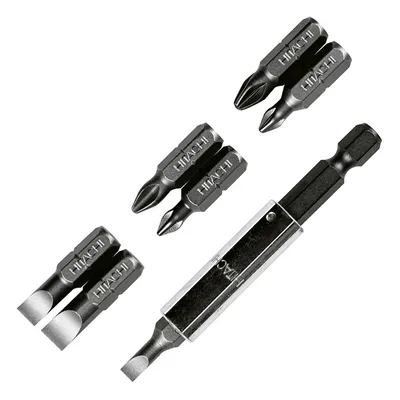 Комплект битове HiKOKI - Hitachi PH/PZ/SB с магнитен държач  1/4", 8 бр.