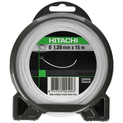 Корда HiKOKI - Hitachi за моторна коса кръгла 1.3 мм, 15 м, безцветна