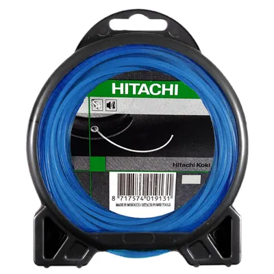 Корда HiKOKI - Hitachi за моторна коса кръгла 1.6 мм, 15 м, синя