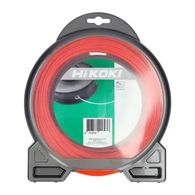 Корда HiKOKI - Hitachi за моторна коса кръгла 2.7 мм, 36 м, червена