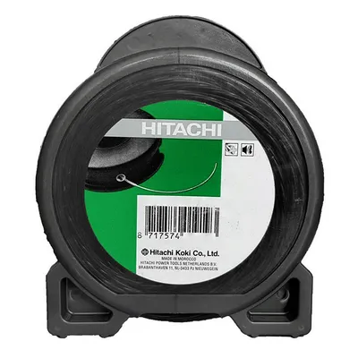 Корда HiKOKI - Hitachi за моторна коса усукана безшумна 3.3 мм, 23 м, черна