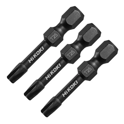 Накрайник бит TX HiKOKI - Hitachi Torx торсионен TX40, 1/4", 38 мм, 3 бр.