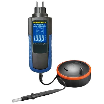 Тестер за съпротивление на заземяване Pancontrol 110-230 V, 1-2000 Ω, PAN Erdungsprufer