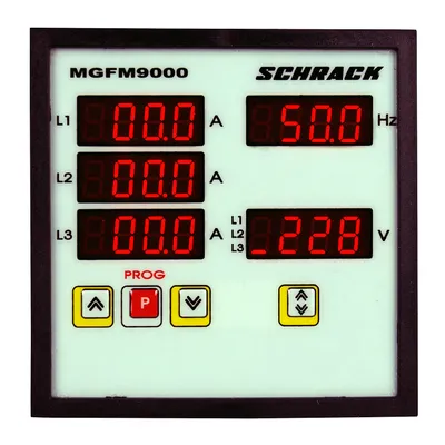 Цифров мултимер Schrack Technik  AC, 3x 230/400 V, x/5 A, MGFM9000