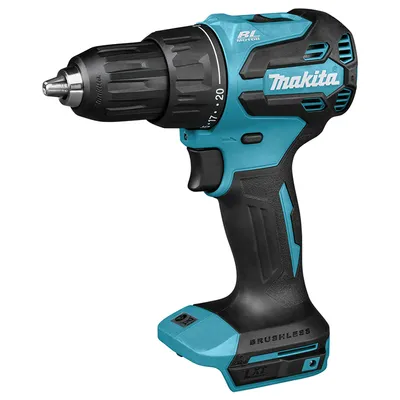 Акумулаторен винтоверт Makita ударен без батерия и зарядно, 18 V, 65 Nm, 1.5-13 мм, DHP490Z