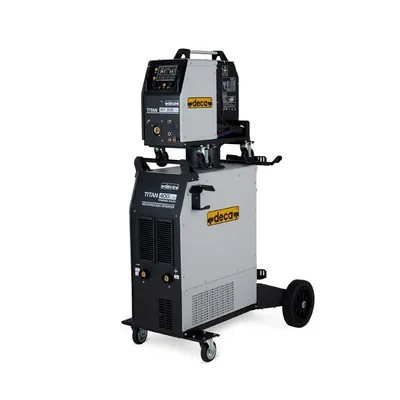 Апарат заваръчен Deca MIG-MAG, TIG и MMA MIG/MAG Pulse, MMA, TIG DC, 400 A, 400 V, водно охлаждане, TITAN 400 LAB H2O / WF 208