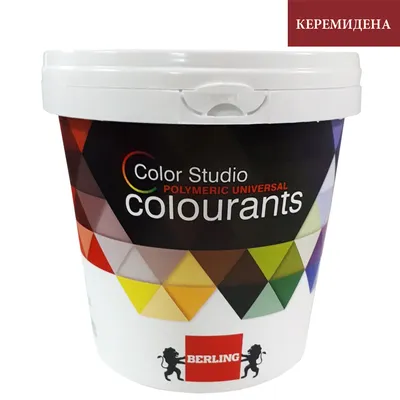 Боя пигментна Berling пастообразна за оцветяване 1 л, керемида, RAL 97492, Color Studio VT