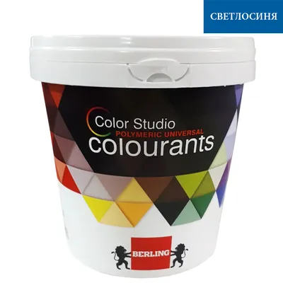 Боя пигментна Berling пастообразна за оцветяване 1 л, светлосиня, RAL 97447, Color Studio MT