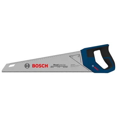 Дърводелски трион Bosch със затворена PVC дръжка  450 мм, 11 TPI