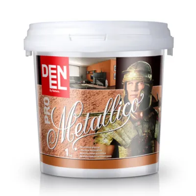 Декоративна мазилка Denel с перлен ефект 1 кг, златна, ProMetallico