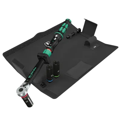 Динамометричен ключ Wera комплект с накрайници 17-21 мм, 1/2", 40-200 Nm, 5 бр.