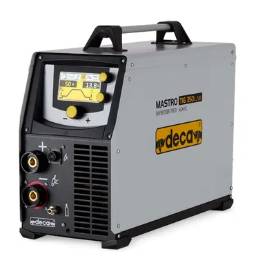 Електрожен Deca инверторен TIG и MMA TIG AC/DC Pulse, MMA, 300 A DC / 270 A AC, 400 V, MASTROTIG 350 AC/DC LAB