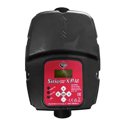 Инверторен пресостат за помпа Italtecnica с честотен регулатор 7 bar, 1 1/4", Sirio Entry 2.0