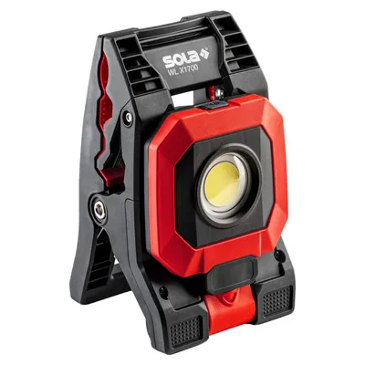 LED прожектор Sola акумулаторен  с вградена батерия и USB кабел, 3.7 V, 5.2 Ah, WL X1700