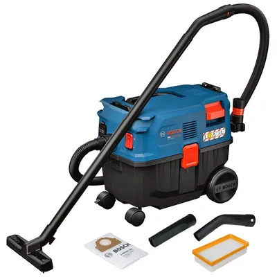Прахосмукачка Bosch за сухо и мокро почистване 1200 W, 230 V, 3900 л/мин, 25 л, клас L, GAS12-25LS