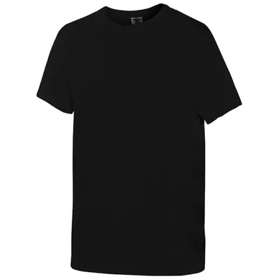 Работна тениска B&C Collection с къс ръкав черна, размер XL, памук, #E150