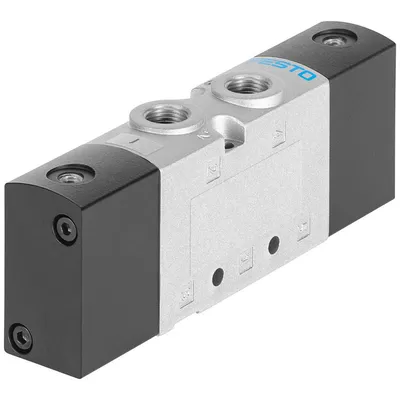 Разпределител на въздух Festo с пневматично задвижване -0.9-10 bar, 1/4", 1200 л/мин, VUWS-L25-P53C-M-G14