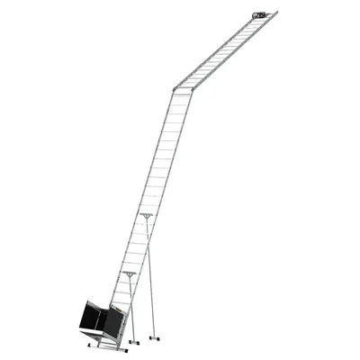 Стълба алуминиева Drabest с подемник  1200 W, 1x18 бр., 125 кг, 6.5 м, WT-AL-M-12