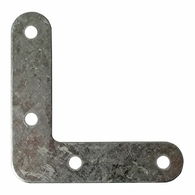 Планка плоска Krepeji 24 Г-образна  60x60x15х1 мм, 90 °, PR2