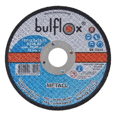 Диск карбофлексен за рязане Bulflex на метал 180 мм, 3 мм, 22.23 мм