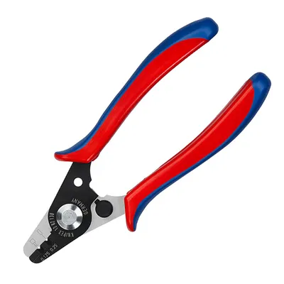 Електротехнически клещи Knipex за сваляне на изолация на оптични кабели  130 мм, 0.125-0.25 мм2, 12 82 130 SB