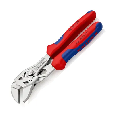 Клещи гаечен ключ Knipex    с бутон и шарнирен реглаж, 1 ", 27 мм, 150 мм, 86 05 150